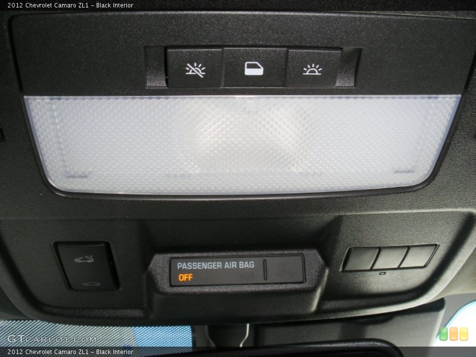 Black Interior Controls for the 2012 Chevrolet Camaro ZL1 #65589707