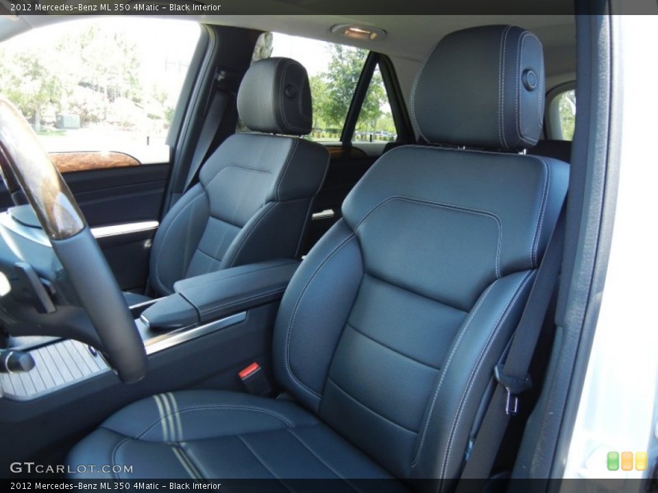 Black Interior Photo for the 2012 Mercedes-Benz ML 350 4Matic #65590007