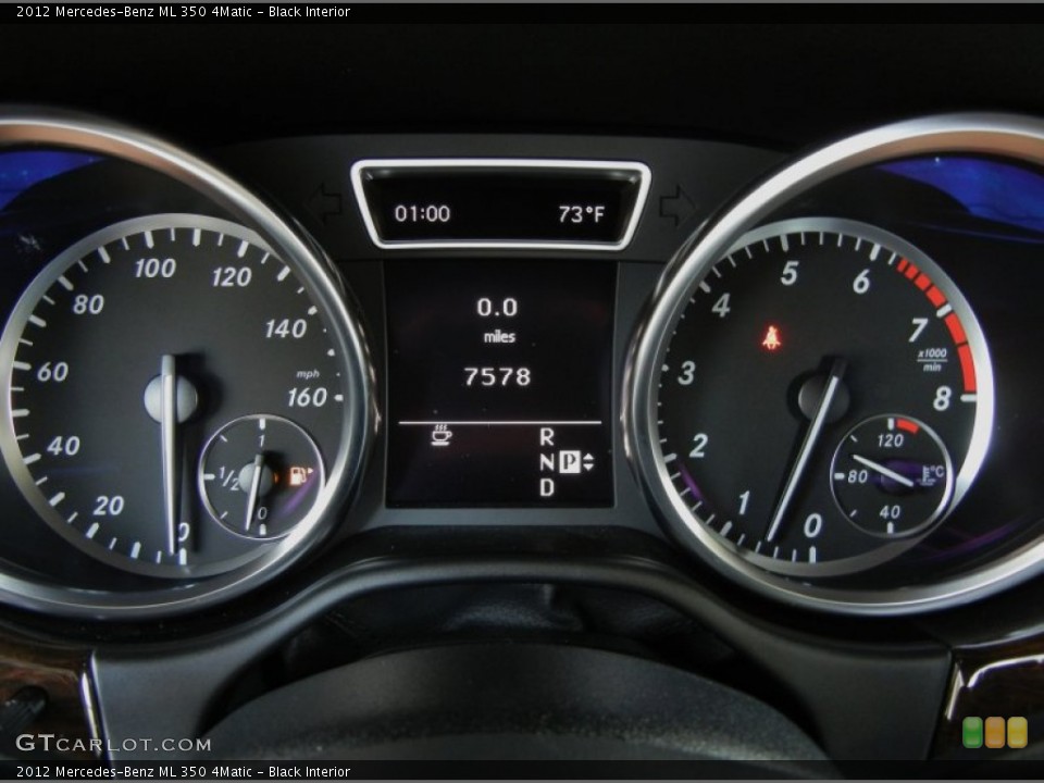 Black Interior Gauges for the 2012 Mercedes-Benz ML 350 4Matic #65590079