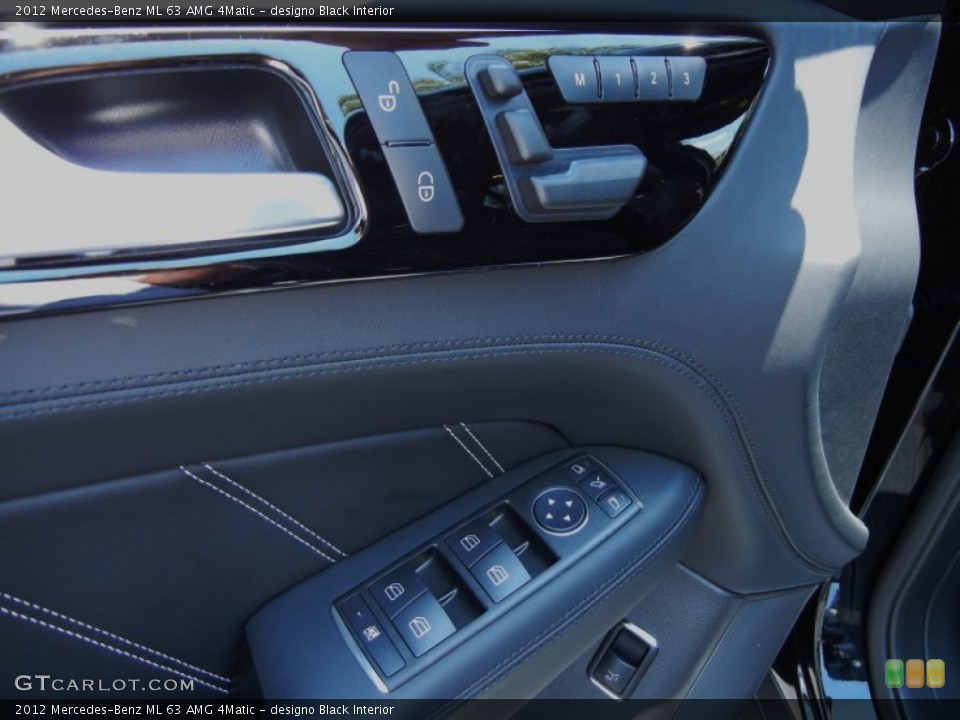 designo Black Interior Door Panel for the 2012 Mercedes-Benz ML 63 AMG 4Matic #65591861