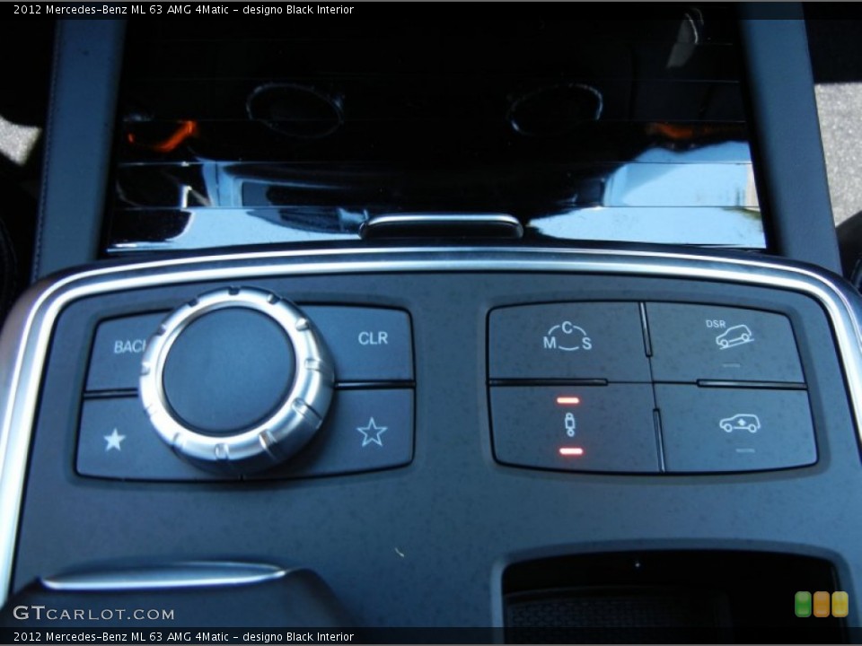 designo Black Interior Controls for the 2012 Mercedes-Benz ML 63 AMG 4Matic #65591969