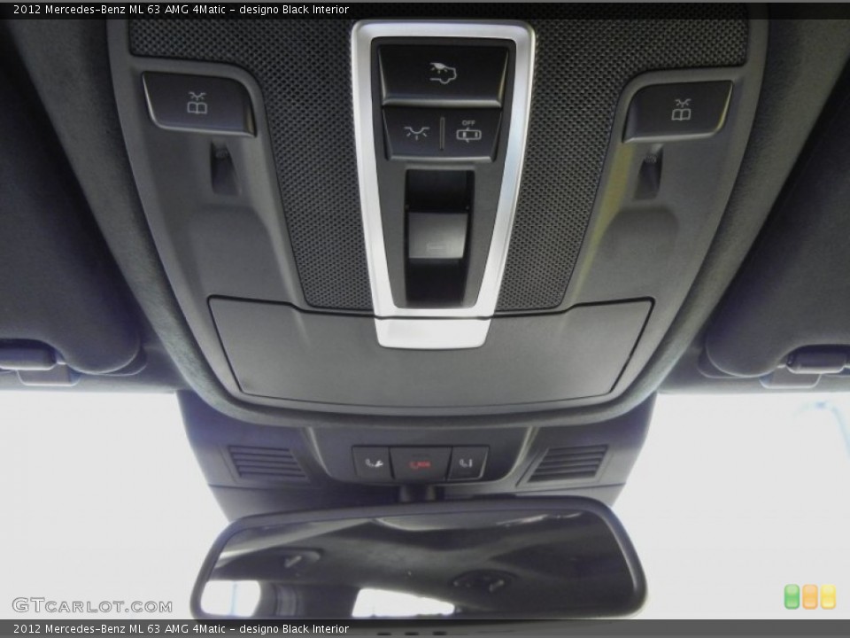 designo Black Interior Controls for the 2012 Mercedes-Benz ML 63 AMG 4Matic #65591978