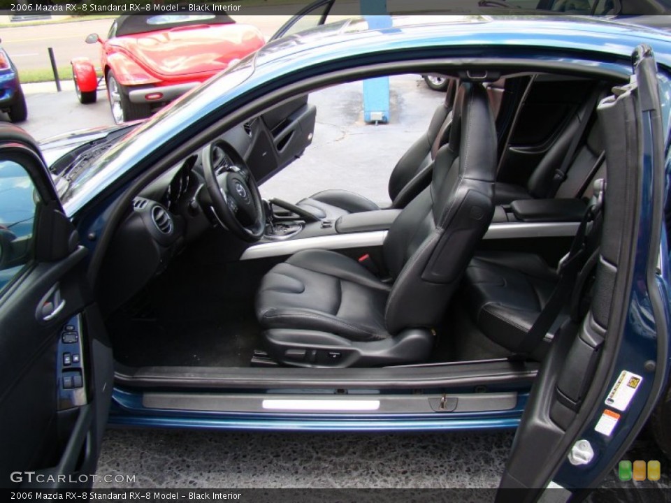 Black Interior Front Seat for the 2006 Mazda RX-8  #65591999