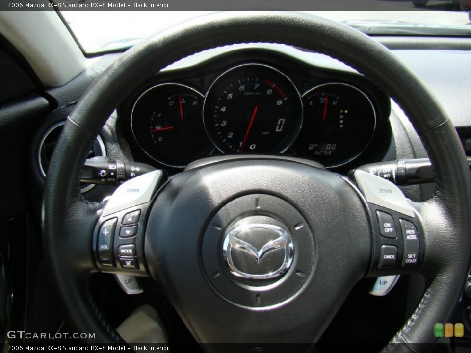 Black Interior Steering Wheel for the 2006 Mazda RX-8  #65592086