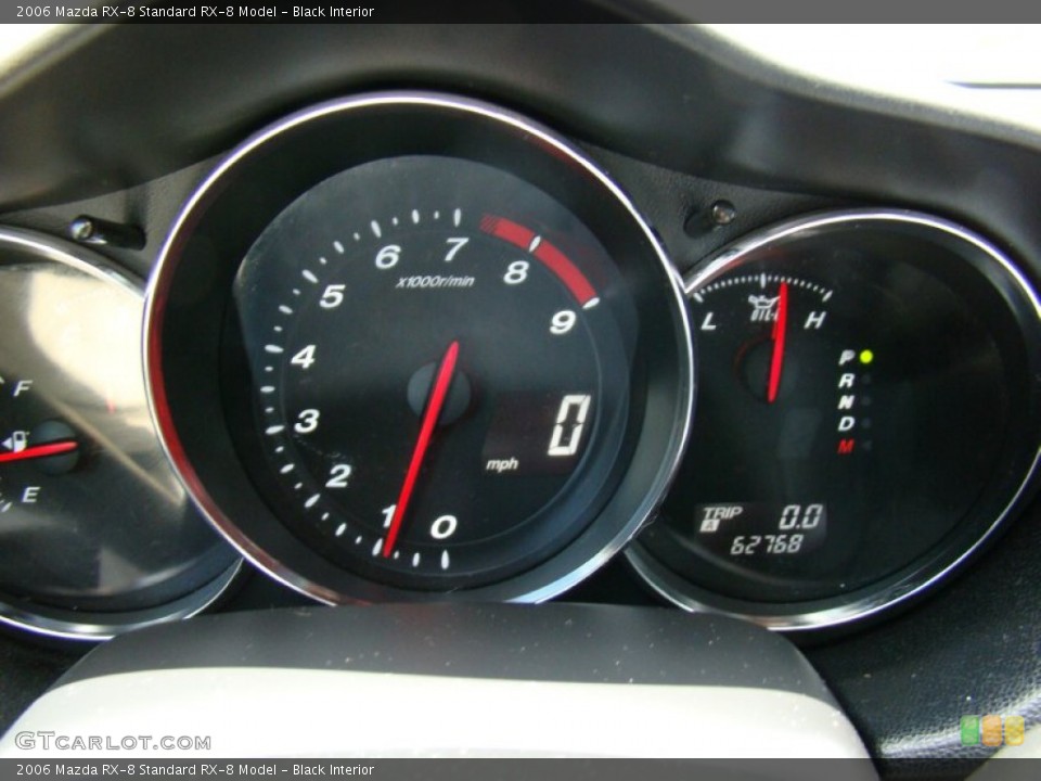 Black Interior Gauges for the 2006 Mazda RX-8  #65592104