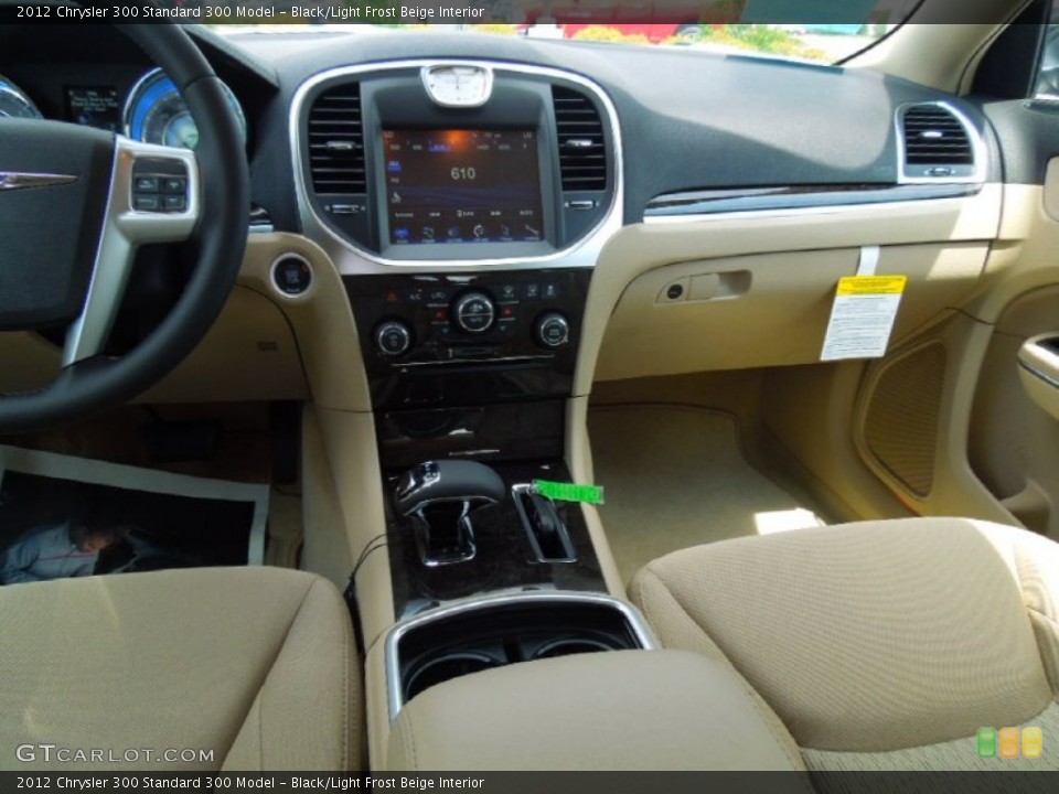 Black/Light Frost Beige Interior Dashboard for the 2012 Chrysler 300  #65595617