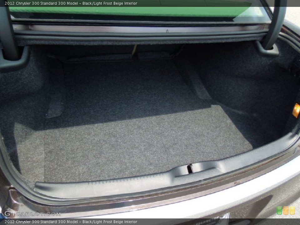 Black/Light Frost Beige Interior Trunk for the 2012 Chrysler 300  #65595629