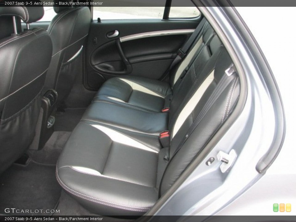 Black/Parchment Interior Photo for the 2007 Saab 9-5 Aero Sedan #65596670
