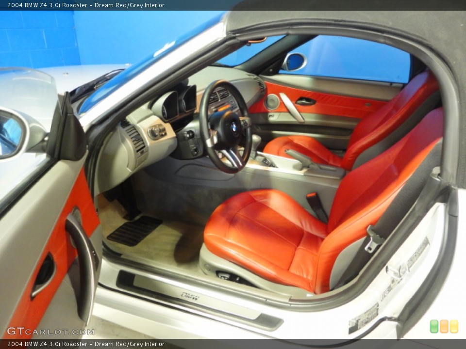 Dream Red/Grey Interior Photo for the 2004 BMW Z4 3.0i Roadster #65597570