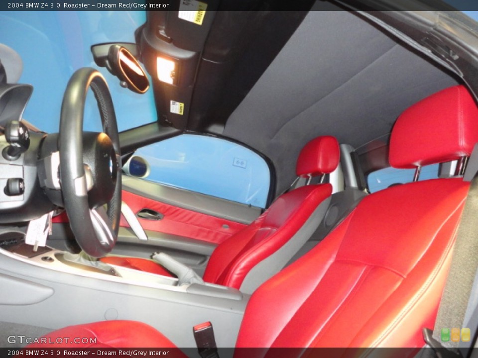 Dream Red/Grey Interior Photo for the 2004 BMW Z4 3.0i Roadster #65597579