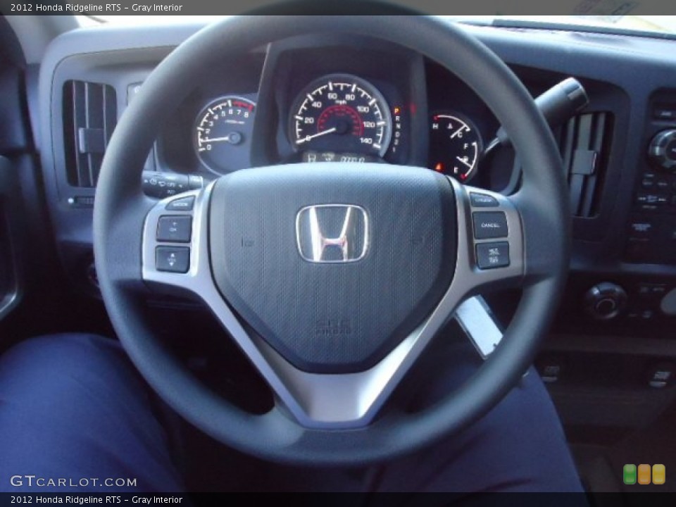 Gray Interior Steering Wheel for the 2012 Honda Ridgeline RTS #65598386
