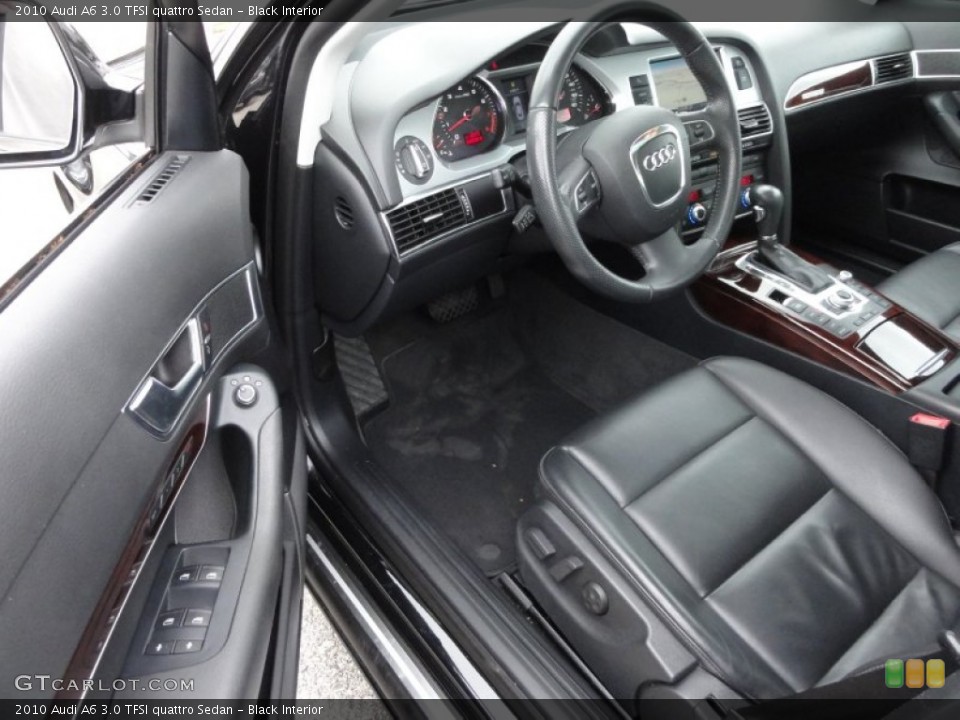 Black Interior Photo for the 2010 Audi A6 3.0 TFSI quattro Sedan #65598964