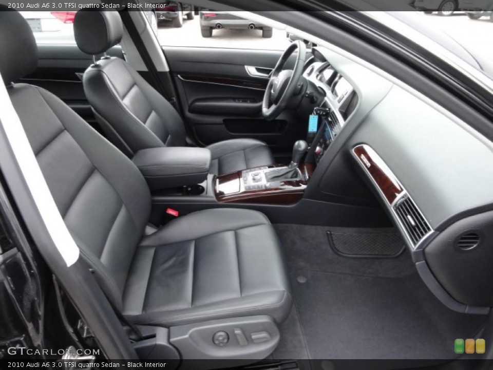 Black Interior Photo for the 2010 Audi A6 3.0 TFSI quattro Sedan #65599031