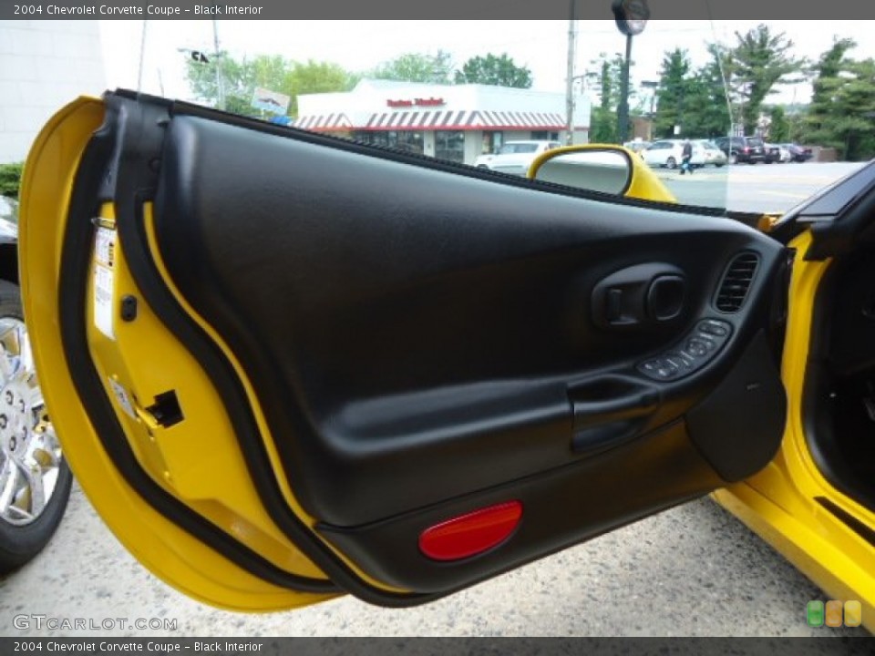 Black Interior Door Panel for the 2004 Chevrolet Corvette Coupe #65599568