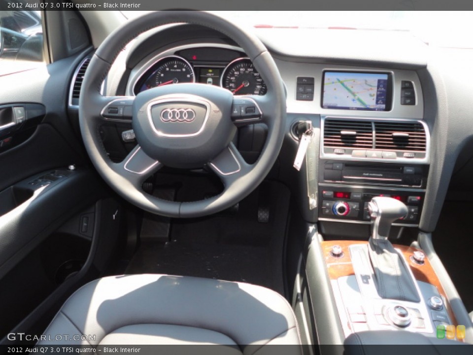 Black Interior Dashboard for the 2012 Audi Q7 3.0 TFSI quattro #65600165