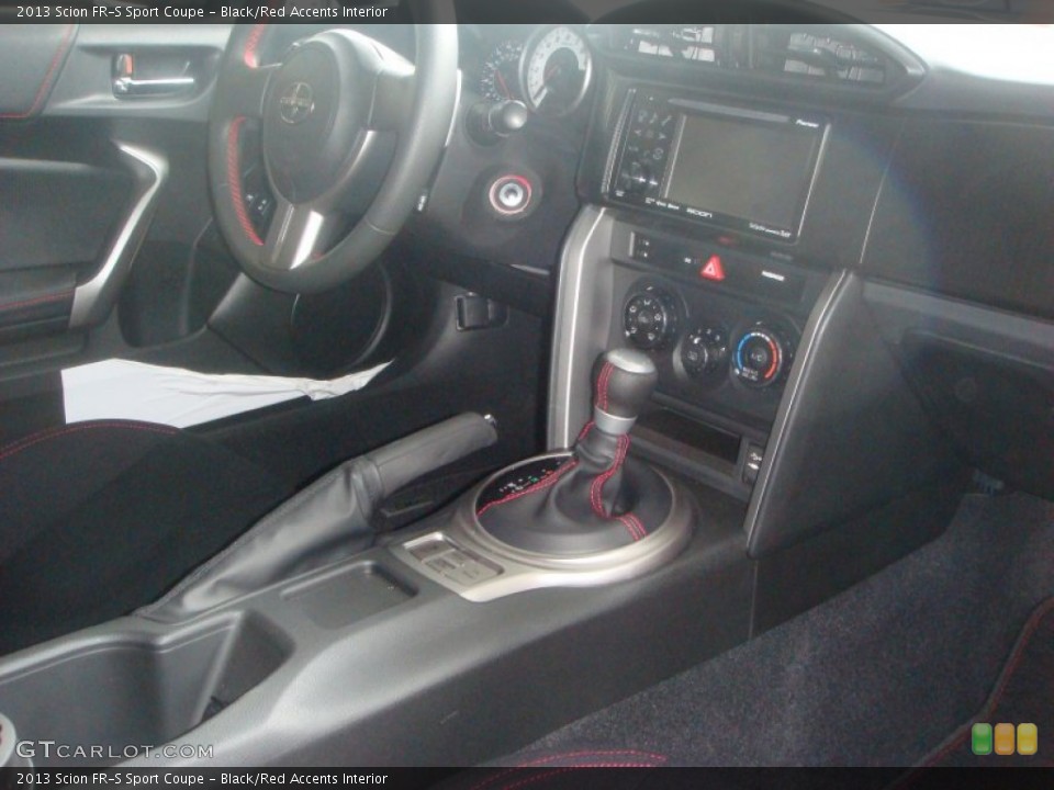 Black/Red Accents Interior Photo for the 2013 Scion FR-S Sport Coupe #65601746
