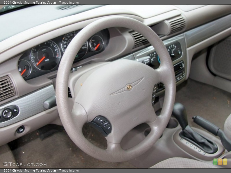 Taupe Interior Steering Wheel for the 2004 Chrysler Sebring Touring Sedan #65601950