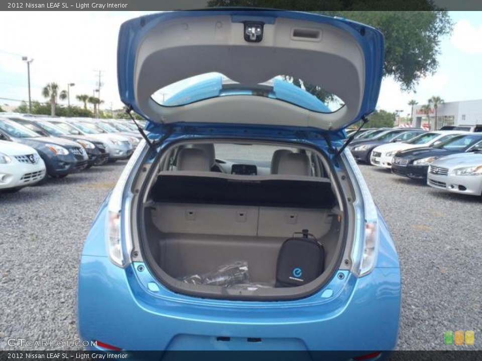 Light Gray Interior Trunk for the 2012 Nissan LEAF SL #65603692