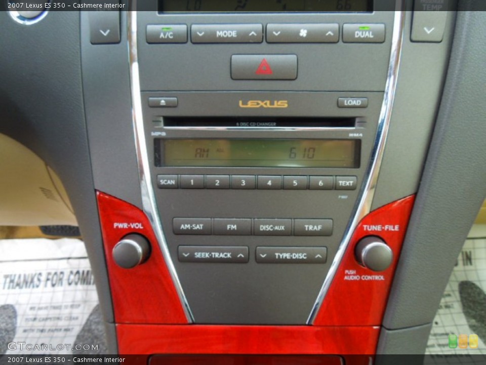 Cashmere Interior Controls for the 2007 Lexus ES 350 #65604662