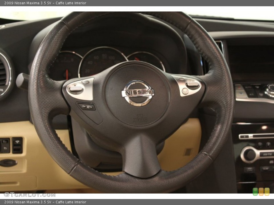 Caffe Latte Interior Steering Wheel for the 2009 Nissan Maxima 3.5 SV #65604965