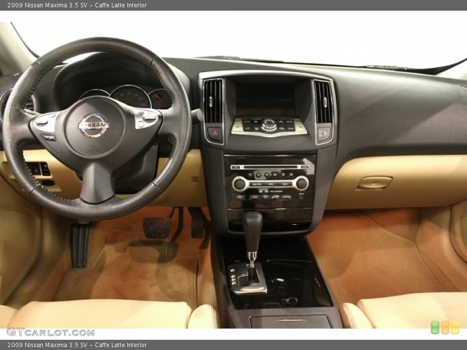 Caffe Latte Interior Dashboard for the 2009 Nissan Maxima 3.5 SV #65604998