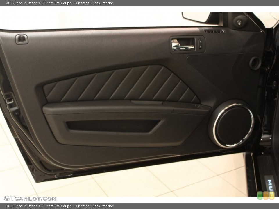 Charcoal Black Interior Door Panel for the 2012 Ford Mustang GT Premium Coupe #65606735