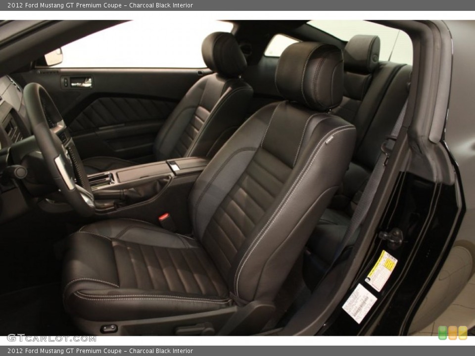 Charcoal Black Interior Photo for the 2012 Ford Mustang GT Premium Coupe #65606741