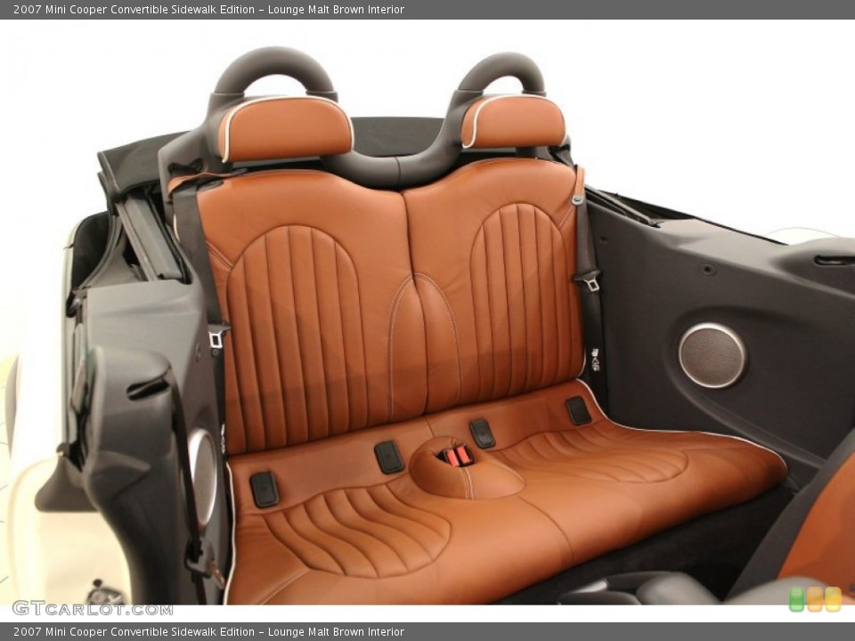 Lounge Malt Brown Interior Rear Seat for the 2007 Mini Cooper Convertible Sidewalk Edition #65606930