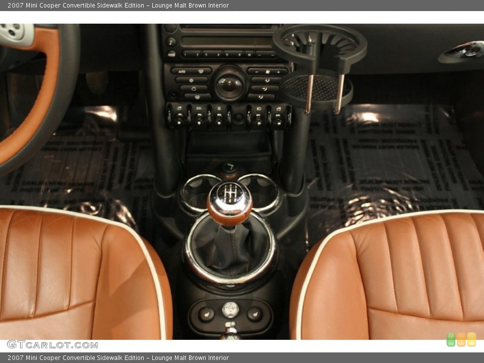 Lounge Malt Brown Interior Transmission for the 2007 Mini Cooper Convertible Sidewalk Edition #65606939