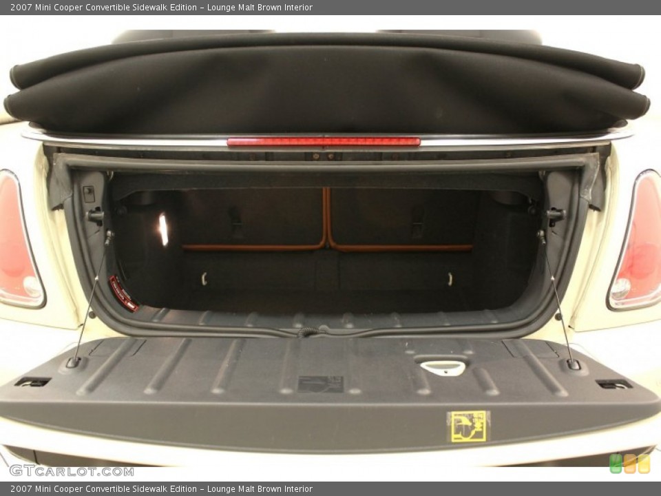 Lounge Malt Brown Interior Trunk for the 2007 Mini Cooper Convertible Sidewalk Edition #65606945