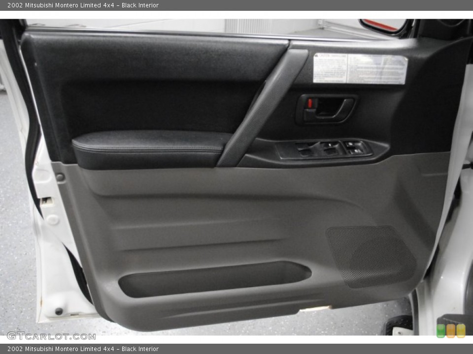 Black Interior Door Panel for the 2002 Mitsubishi Montero Limited 4x4 #65609074
