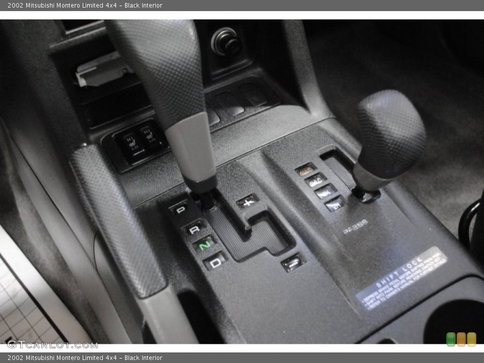 Black Interior Transmission for the 2002 Mitsubishi Montero Limited 4x4 #65609182