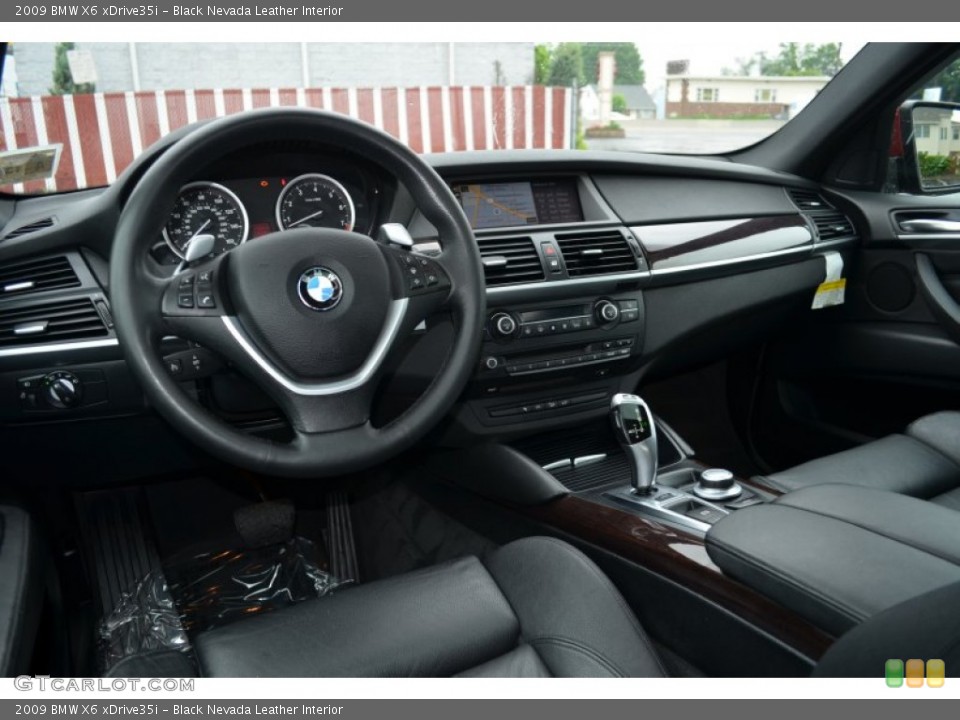 Black Nevada Leather Interior Dashboard for the 2009 BMW X6 xDrive35i #65616123