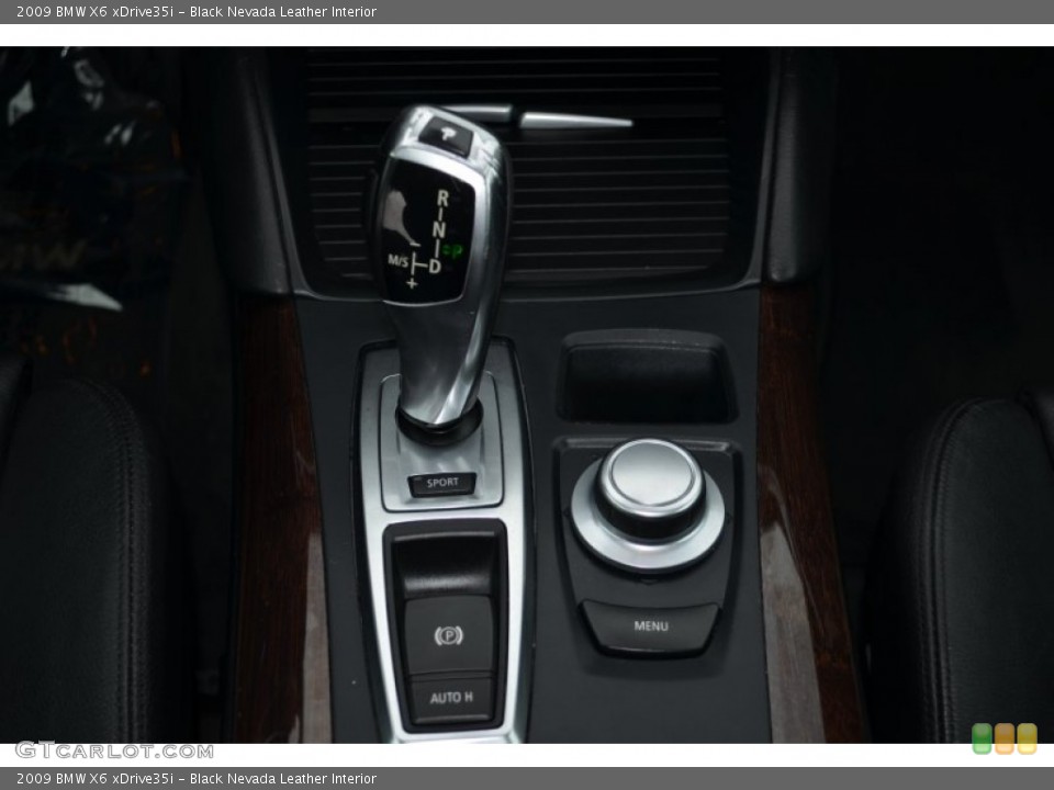 Black Nevada Leather Interior Transmission for the 2009 BMW X6 xDrive35i #65616171