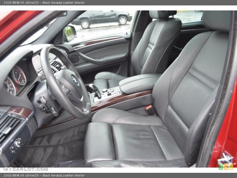 Black Nevada Leather Interior Photo for the 2009 BMW X6 xDrive35i #65616178