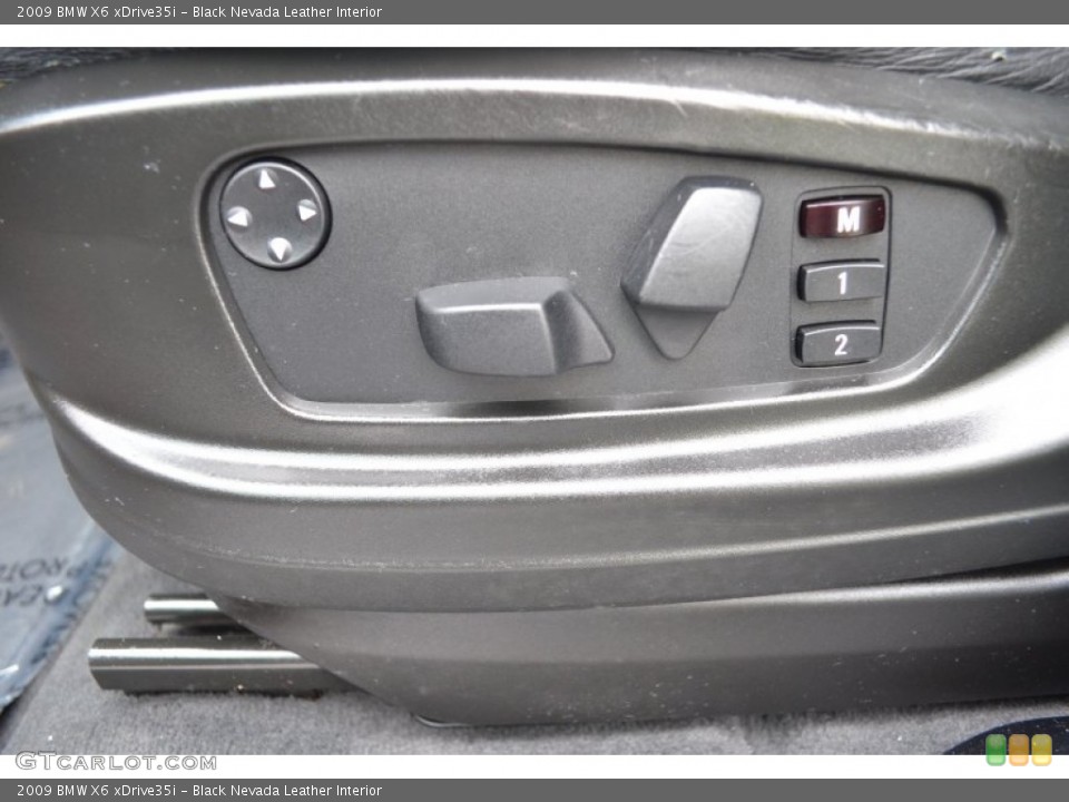 Black Nevada Leather Interior Controls for the 2009 BMW X6 xDrive35i #65616276