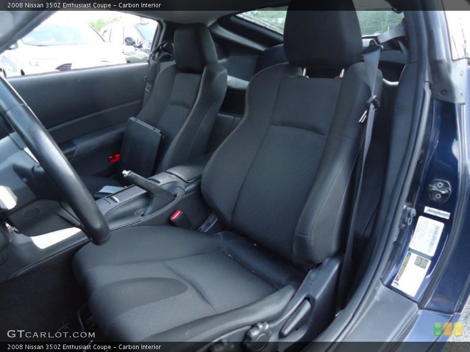 Carbon Interior Front Seat for the 2008 Nissan 350Z Enthusiast Coupe #65617833