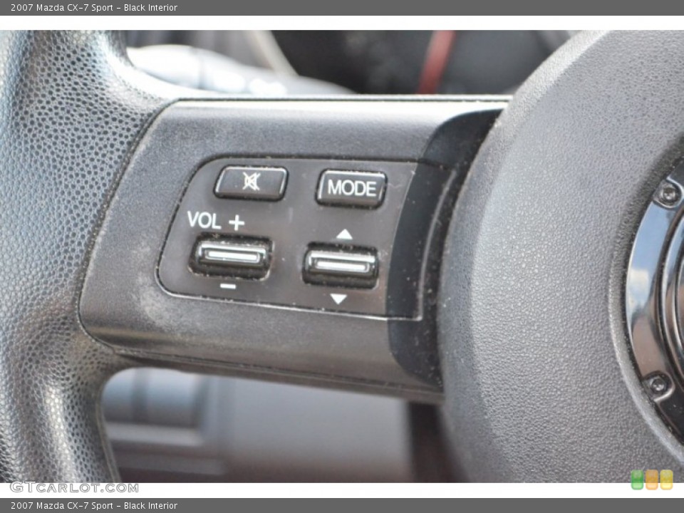 Black Interior Controls for the 2007 Mazda CX-7 Sport #65617941