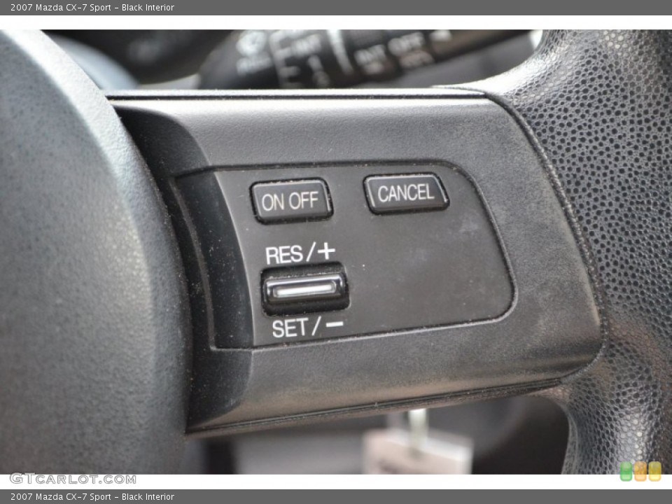 Black Interior Controls for the 2007 Mazda CX-7 Sport #65617950