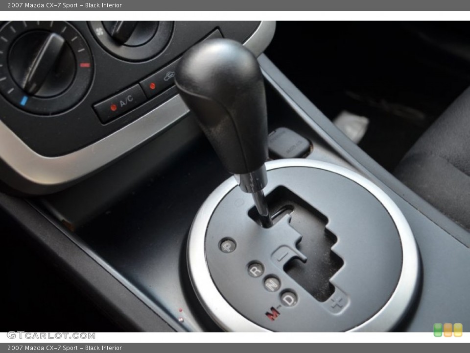 Black Interior Transmission for the 2007 Mazda CX-7 Sport #65617974