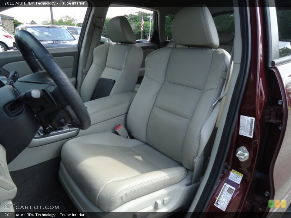 Taupe Interior Front Seat for the 2011 Acura RDX Technology #65618067