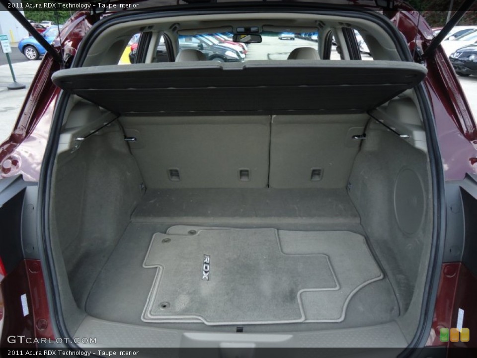 Taupe Interior Trunk for the 2011 Acura RDX Technology #65618166