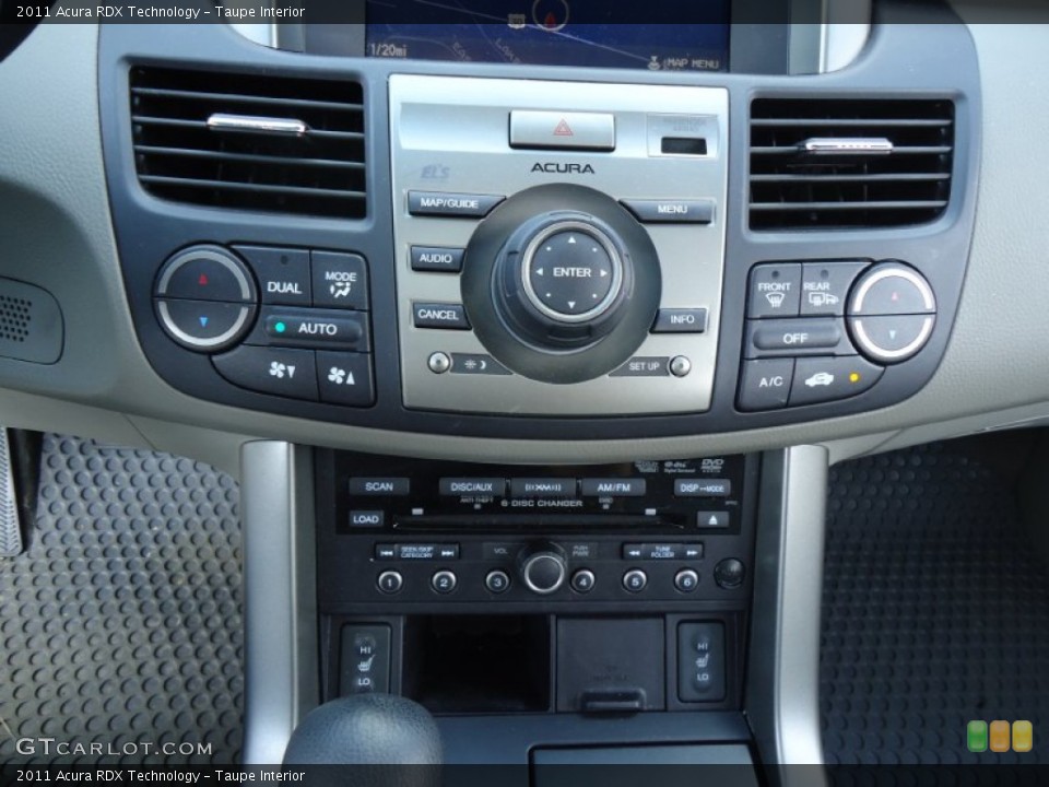 Taupe Interior Controls for the 2011 Acura RDX Technology #65618229
