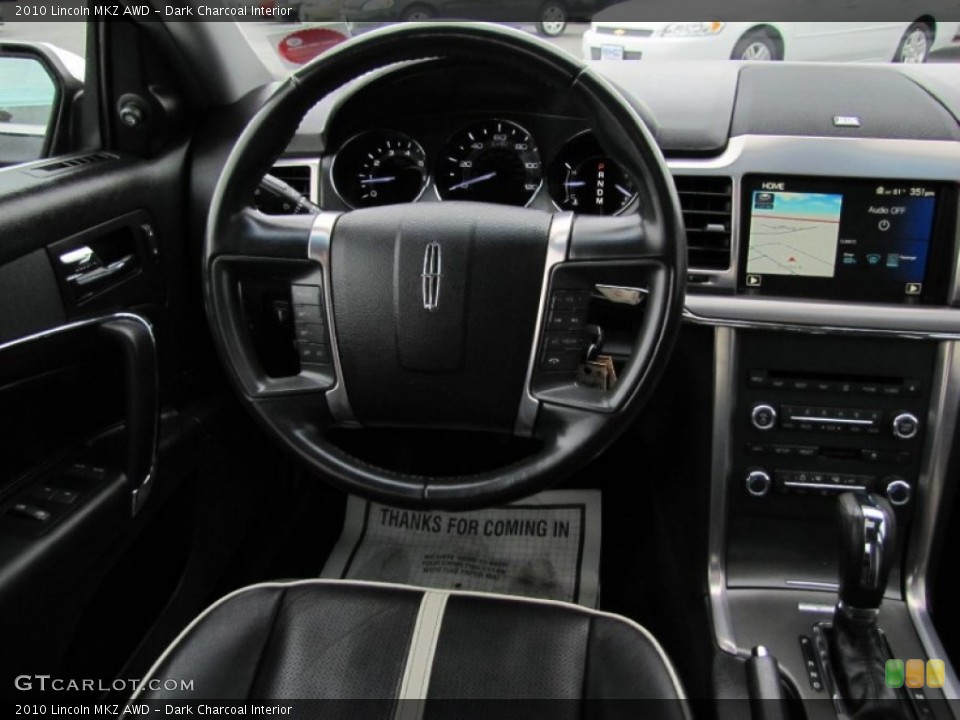 Dark Charcoal Interior Dashboard for the 2010 Lincoln MKZ AWD #65618356
