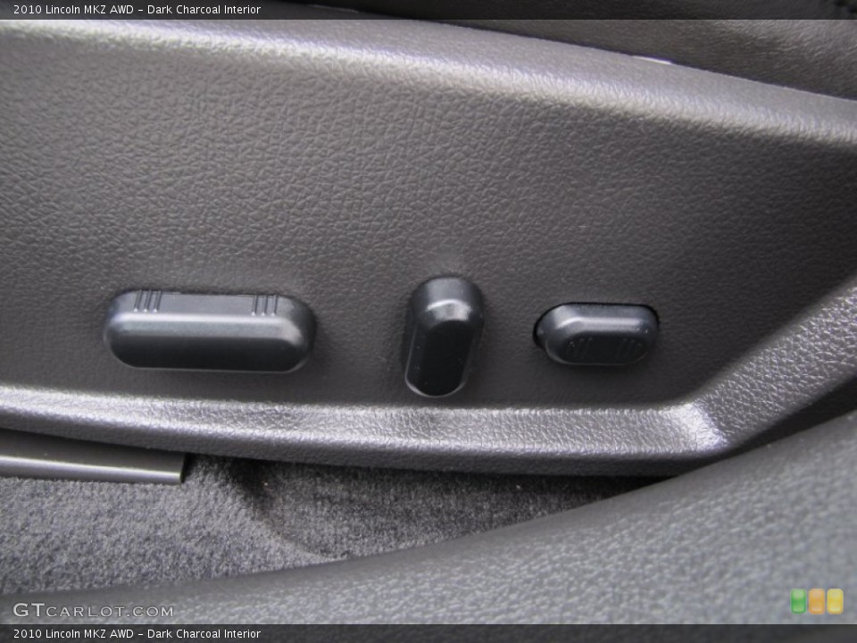 Dark Charcoal Interior Controls for the 2010 Lincoln MKZ AWD #65618403