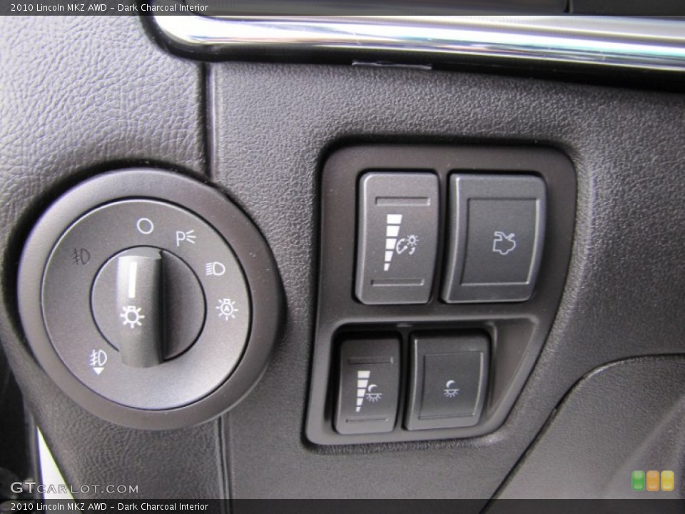 Dark Charcoal Interior Controls for the 2010 Lincoln MKZ AWD #65618421
