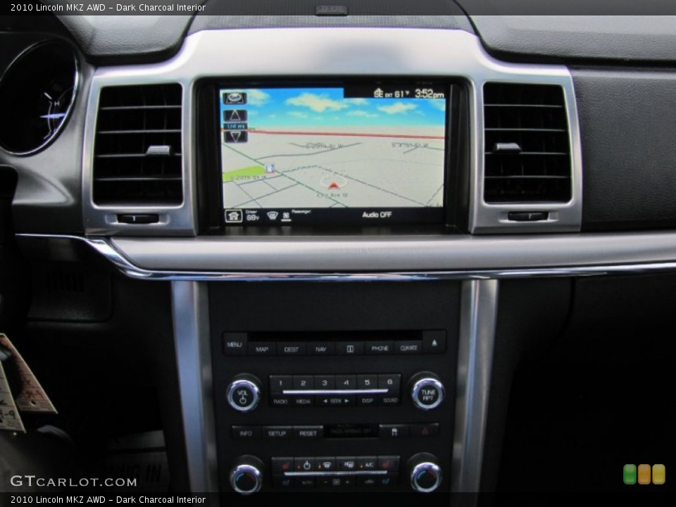 Dark Charcoal Interior Navigation for the 2010 Lincoln MKZ AWD #65618439