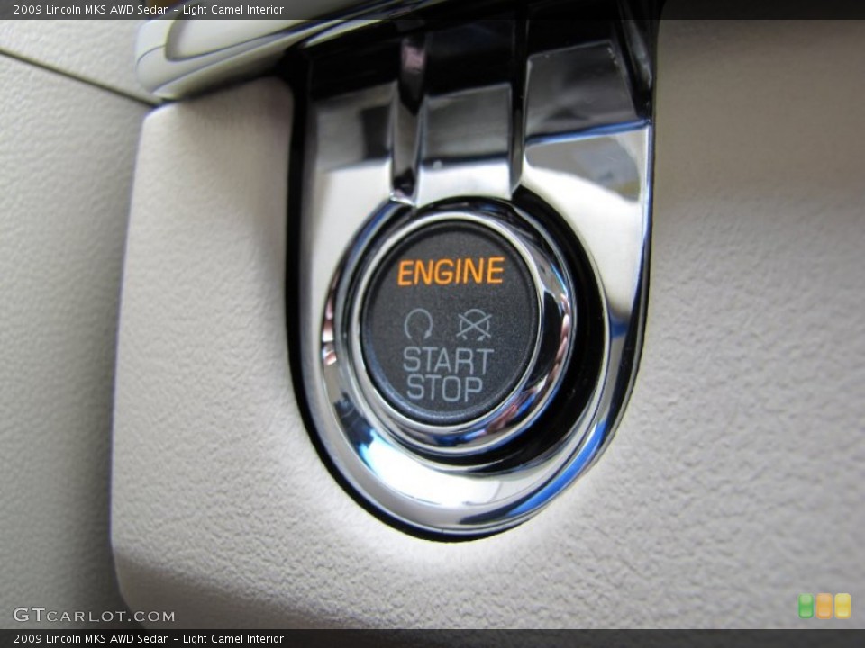 Light Camel Interior Controls for the 2009 Lincoln MKS AWD Sedan #65618718