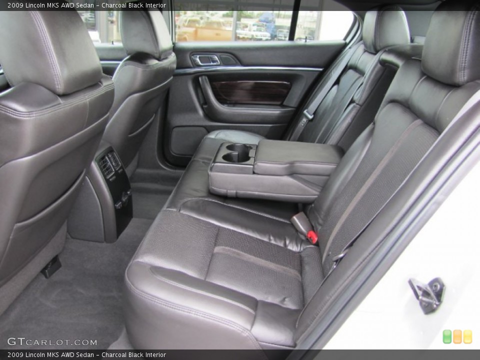 Charcoal Black Interior Photo for the 2009 Lincoln MKS AWD Sedan #65619150