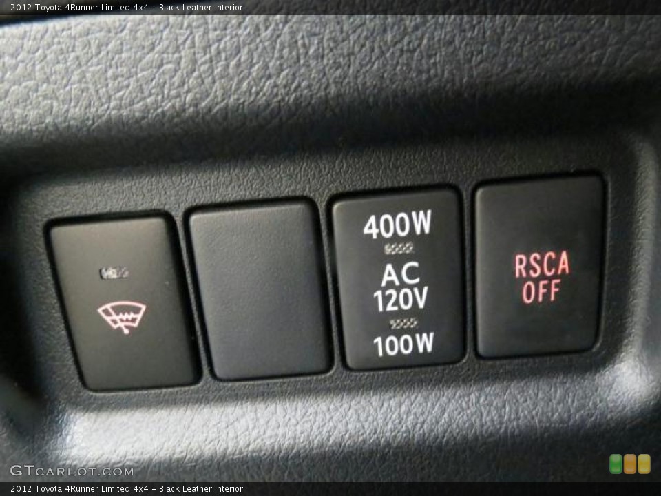 Black Leather Interior Controls for the 2012 Toyota 4Runner Limited 4x4 #65622387